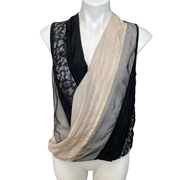 Diane Von Furstenberg Tabitha - Silk Blouse | Women 8 | Black - Picture 2 of 15